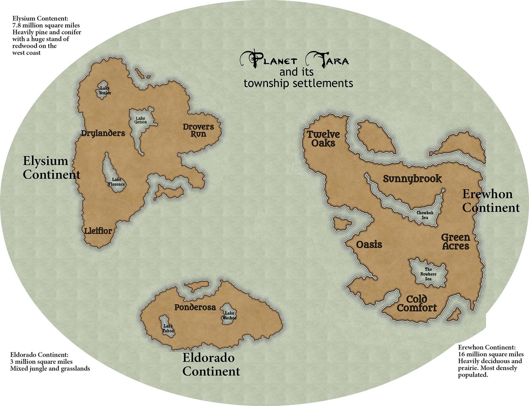 Map of Tara